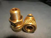 #12MS-101 1/8" Body X 1/8" MNPT W/Viton Foster Socket Coupler