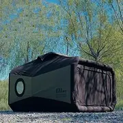 ASSYA Inflatable Tent with Pump, Camping Room Space Station, Circular Viewing Window, Outdoor Rainproof and Comfortable Large Space 2-3 People House