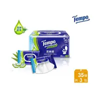 在飛比找momo購物網優惠-【TEMPO】清爽蘆薈濕式衛生紙(35抽×3包/組)