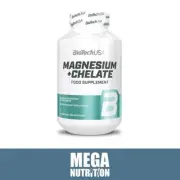 Magnesium Oxide + Bisglycinate Chelate 60 Capsules Chelated Magnesium Absorb