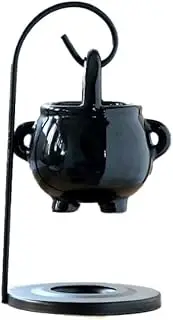 Witch's Cauldron Oil Burner, Halloween Ornaments, Oil Burner, Hanging Kettle, Wax Burner, Aroma Diffuser for Essential Oils, Wax Melt Burner for Spa, Yoga, Meditation, Home Decoration