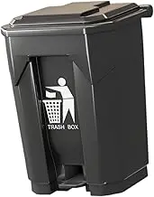 Generic Trash Can with Step Pedal Garbage Bin Convenient Garbage Container Dustbin Wastebasket with Lid for Home Toilet Restroom, 80L