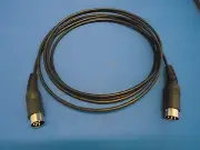 5m 6pin DIN - Monitor Lead/Cable, Microvitec to Acorn BBC/Master Micro