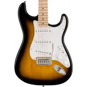 Squier FSR Sonic Stratocaster Electric Guitar w/White Pickguard, Mapl