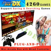 4260 Games Mini Street Arcade Machine with Wired Controllers Pandora DX Joystick