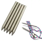 IPRee?&reg; 6MM 550 Paracord Fid Lacing Stitching Weaving Needle Stainless Steel Works For Laces Strings