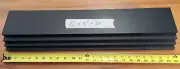 (4) KING STARLITE® XL BLACK SHEET 0.50" X 4.00" X 24.00" LOT OF 4