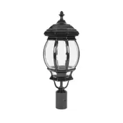 Vienna Post Top H545mm Black Aluminium - 16005