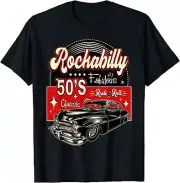 NEW LIMITED 1950s Vintage Rockabilly Swing 50s Sock Hop Doo Wop Rocker T-Shirt