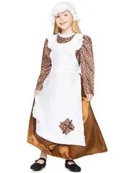 Poor Victorian Girls Dress Up Costume