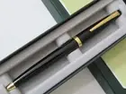 NEW vintage pen cross SOLO black 23kt gold plated trim parker Sheaffer 802-1 JPN