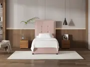 My Style Framed Headboard & Standard Base - King Single / Rosewater / Standard Base