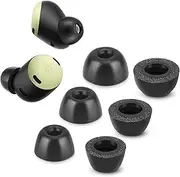 [Miimall] [3 Pairs] Compatible with Google Pixel Buds Pro Memory Foam Tips, Earphone Tips Anti-slip Noise Cancellation, Fit in Charging Case Replacement Earbud Tips for Pixel Buds Pro (S/M/L Sizes)