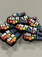 In It Together Rainbow Pride Shoe Charm Bulk Wholesale Lot