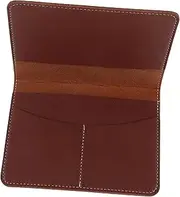 [GLSTOY] Travel Passport Holder Portable Card Wallet for Men Women Leather Passport Case for Travel
