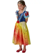 Snow White Rainbow Deluxe Girls Costume