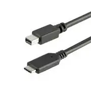 StarTech Mini DP Adapter Cable | Thunderbolt\u00AA 3 Compatible | USB 3.1 Type-C\u00AA CDP2MDPMM1MB