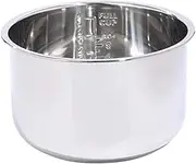 304 Stainless Steel Rice Cooker Inner Pot, Compatible For Cuckoo Cr-1052G Multi-function Rice Cooker Replacement Inner Bowl