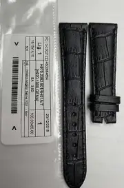 *ORIGINAL PATEK PHILIPPE MATT BLACK LEATHER BAND NEW