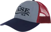 Case XX Knives Navy Logo Gray Red Mesh Ball Cap Adjustable Hat 250746