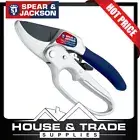 Spear & Jackson Anvil Secateurs Ratchet RazorSharp Loop Handle 6358RS sj-6358rs