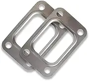2 Pack T3 Turbo Inlet Flange Gasket Manifold Stainless Steel T3/T4 Precision PTE Garrett