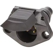 6 Pin Small Round Socket - Round Trailer Light Plug & Socket - TS132B