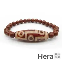 在飛比找momo購物網優惠-【HERA 赫拉】ll現貨ll藏傳火供龍紋尊貴九眼老天珠(現