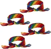 YARNOW 4pcs Yoga Fitness Headbands Fitness Sweatbands Sports Head Wraps for Women Men