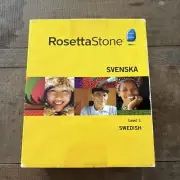 Rosetta Stone Swedish Svenska Level 1 New