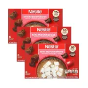 Nestle Rich MILK CHOCOLATE Hot Cocoa Mini Marshmallows Mix 8 Env 3 Pack JAN 2025