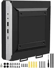 Mini PC VESA Mount Compatible with HP Desktop Mini PC, Wall VESA and Under Desk Mount for HP Pro Mini 260 400,HP ProDesk 400 405 600,HP EliteDesk 705 800 805,HP Elite Mini Mount for Monitor Arm