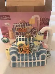Tea-nee Feline Friends Ceramic Tea Pot 1995