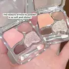 4Color Eyeshadow Palette Blush Eyeshadow Highlight Contour Palette Eyes Mak Y5S1