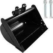 20" No Teeth Flat Backhoe Bucket Mini Excavator Small Digger Attachment 500mm