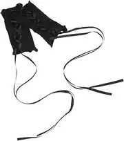 [Ipetboom] Polyester Gothic Tie Sleeves Shirt Cuffs Fake Wrist Cuffs Bridal Sleeves