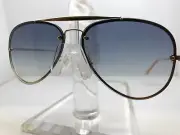 AUTHENTIC RAY BAN SUNGLASSES RB 3584N 001/19 GOLD/GRADIENT LIGHT BLUE 58MM