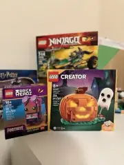 LEGO Creator Halloween Pumpkin 40697 with Lego Brick Headz 40728