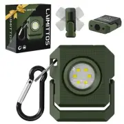 Mini Keychain Flashlight Rechargeable Flashlights 500 Lumens LED Magnetic Fla...