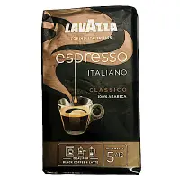 在飛比找Yahoo奇摩購物中心優惠-LAVAZZA Caffe Espresso 黑牌咖啡粉(鋁