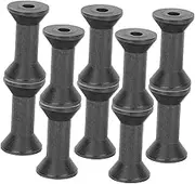 HOMSFOU 10Pcs Wooden Weaving Bobbins for Crafting DIY Sewing Thread Spools Lightweight Natural Color for Easy Identification and Decoration for Embroidery and Dress Making