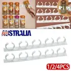 Clip Kitchen Spice Gripper Strip Jar Rack Storage Holder Wall Cabinet Door NEW