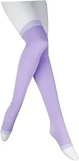 minkissy Open Toe Compression Socks for Women Thigh High Slimming Stockings Nylon One Size Varicose Vein Relief Fat Burning