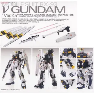 玩日藏 預購 萬代 BANDAI 組裝模型 MG 160 1/100 RX-93 ν鋼彈 Ver.Ka Nu鋼彈 牛鋼