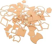 Gadpiparty 54pcs Acrylic Quilting Templates Set Multi Pattern DIY Craft Supply for Sewing Embroidery and Patchwork for and Creative Projects