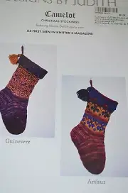 Designs by Judith Knitting Pattern Camelot Christmas Stocking