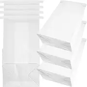 KALLORY 25pcs Disposable Travel Vomit Bags Sickness Bags Emesis White 23.5x12x7.5cm for Car Pregnant Drunk Passengers