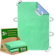 Positioning Bed Pad with Handles - Quick Drying Bed Pads with 8 Reinforced Handles, Washable Waterproof Reusable Pads for Elderly, Bedridden, Turning, Lifting, Transferring 34" × 52"
