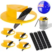 1-5Mouse Trap Flip Slide Bucket Lid Mouse Rat Trap With Ladder Mousetrap Catcher