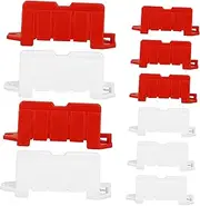 20pcs Remote Control Car Model Accessories Simulation Road Sign Miniature Traffic Barricade Tiny Traffic Fences Miniature Traffic Barrier Street Signs Playset Mini Barricade